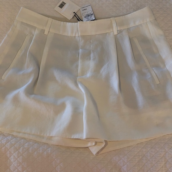 Vince Pants - Vince Trouser Short in Ivory Sz 4 New